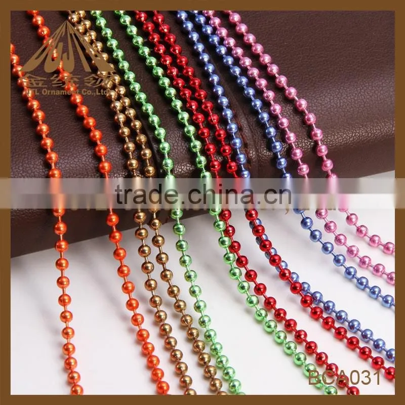 stainless steel bead chain gold filled