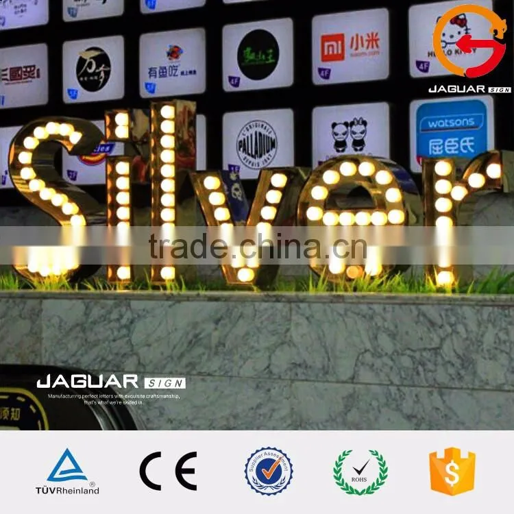 Jaguar Factory Wholesale Custom Colorful Led Sign Board Designs for Shops