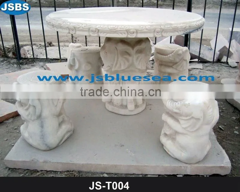 New design of red marble human statue table