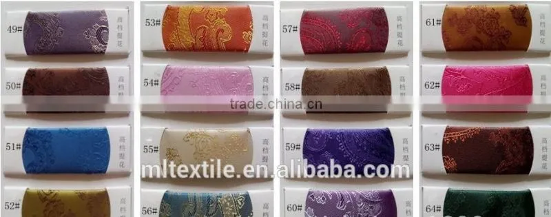 polyester rayon jacquard lining fabric for handbag