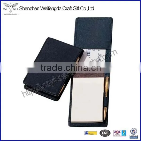 2015 High Quality Covenient Multi-color Small PU Leather Memo Pad