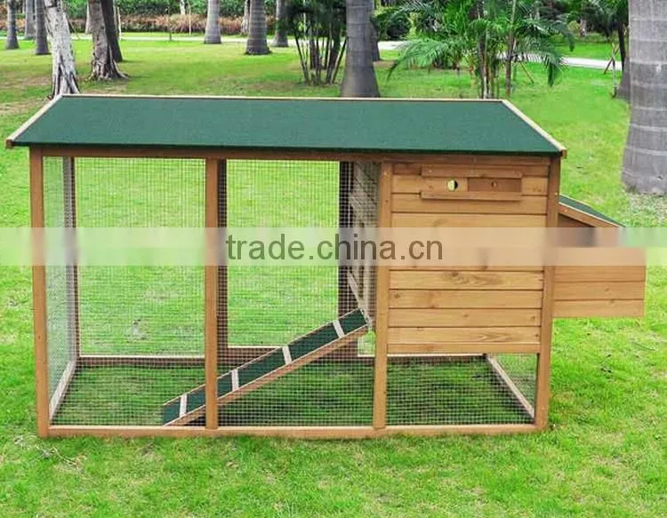 outdoor wooden chicken coop for hen
