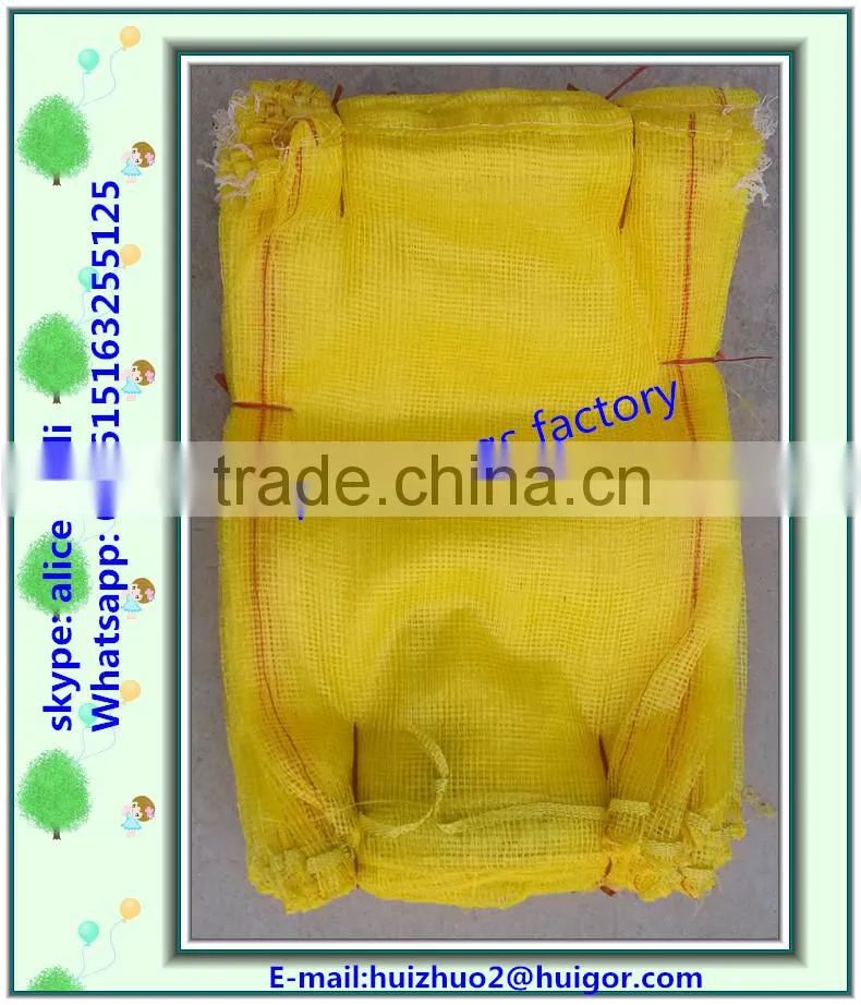 high quality pp mesh bags for potato, onion, other vegetable and fruit
