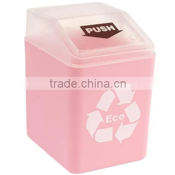 hot sale high quatity transparent plastic trash can
