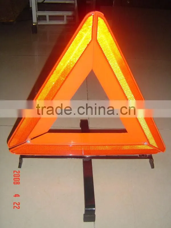 flashing Warning triangle