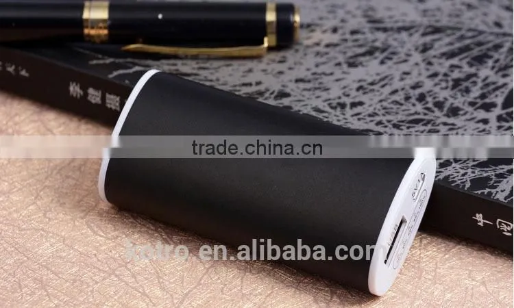 Aluminum Shell LOGO 18650 li ion 5200 mah external mobile battery charger phone power bank