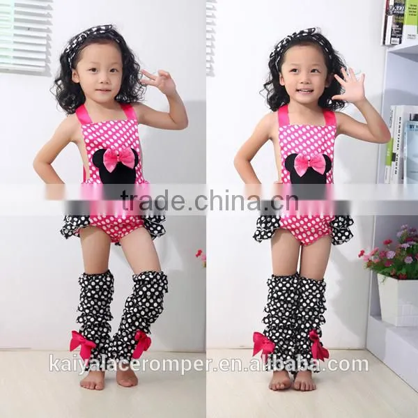 2016 High Quality Wholesale Summer Fashionable Cotton Baby Rompers For Girls