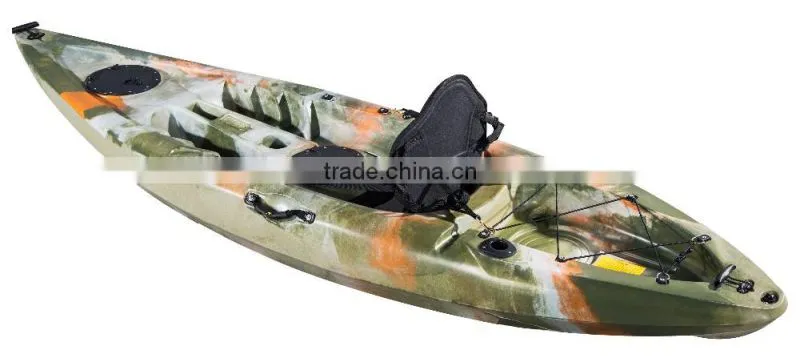 KINLIFE Plastic fishing canoe kayak for single person