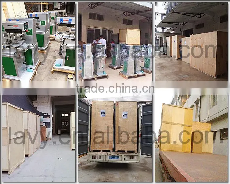 One color pneumatic pad printing machine