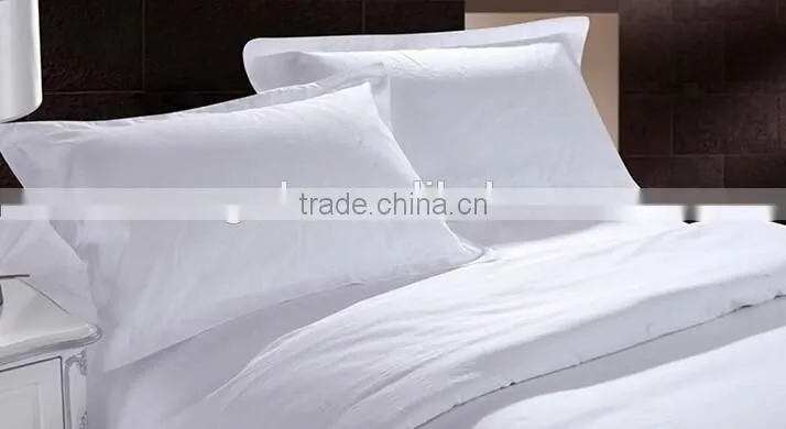 wholesale solid white cotton hotel pillow