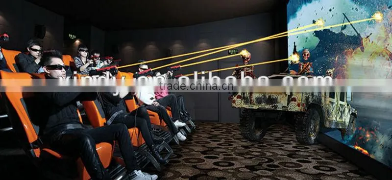 truck mobile interactive 7d cinema movie system simulator equipment for sale