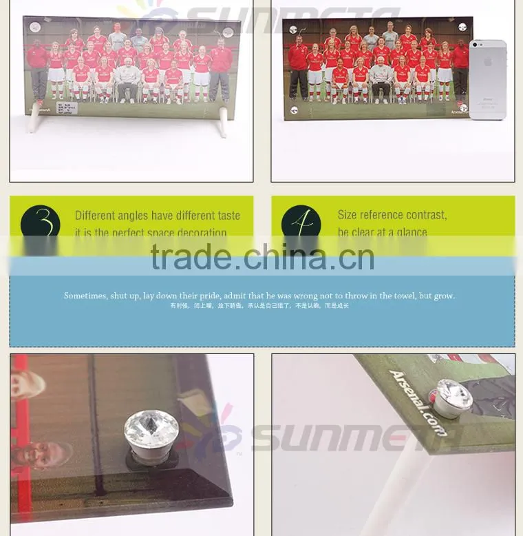 Glass photo frame for sublimation print from SUNMETA company
