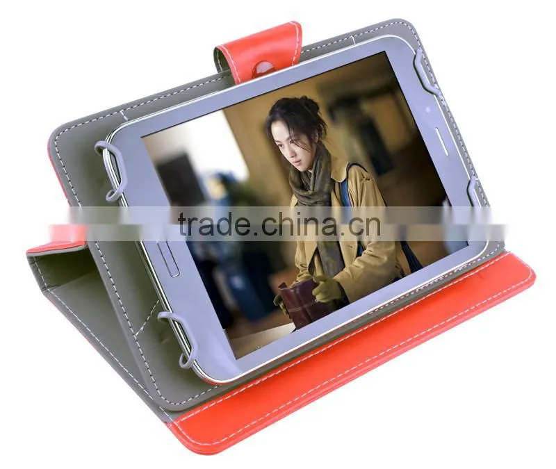 colorful Universal leather case tablet covers for 7" tablet