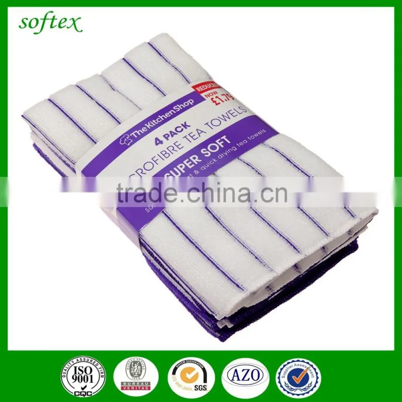 China supplier kitchen microfiber roll for cleaning