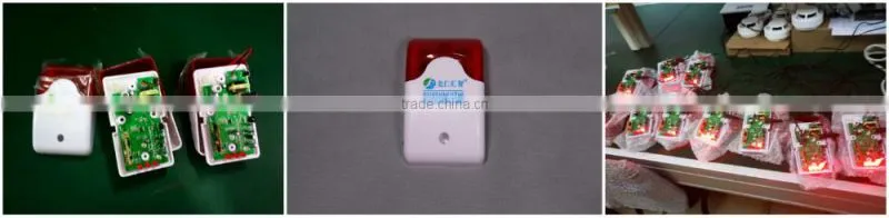 Fire Alarm Flash light Strobe Siren in Red 24v for Fire Alarm
