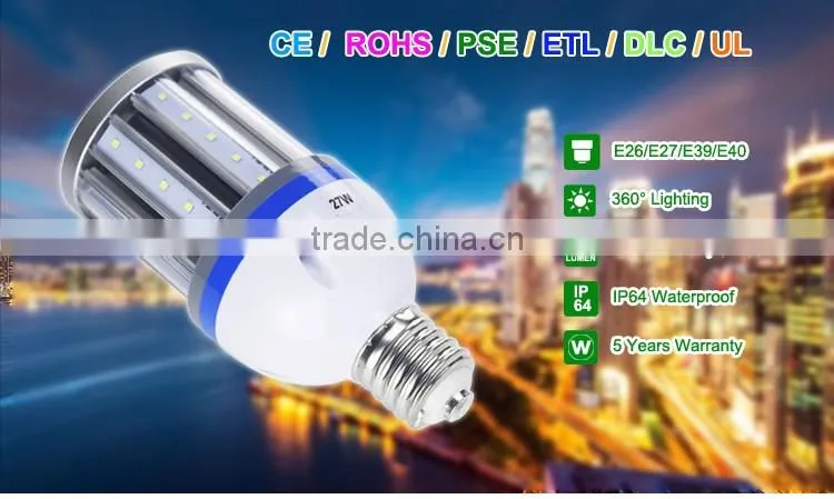 Led Bulb corn high power dome ETL DLC CE corn light bulbs 27W 5 year warranty