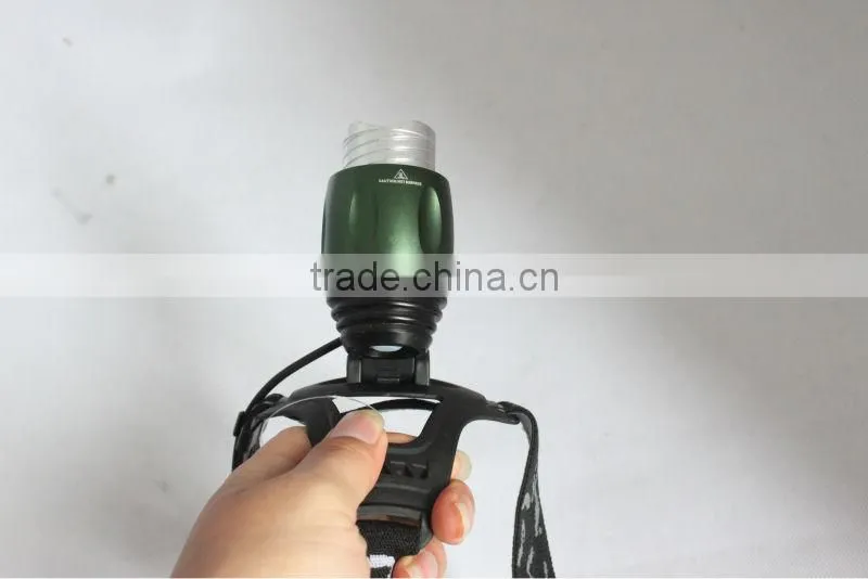 powerful lumens rechargeable aluminum led headlamp headlight