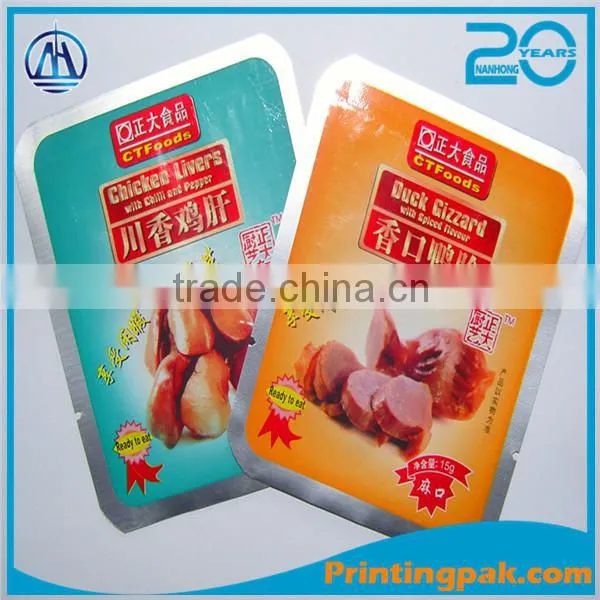 Barrier Feature and Gravure Printing Surface Handling vacuum bag with pump