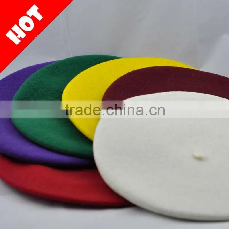 100% Wool School Beret