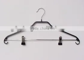 Fashion non slip wire clothes hanger with pvc covered