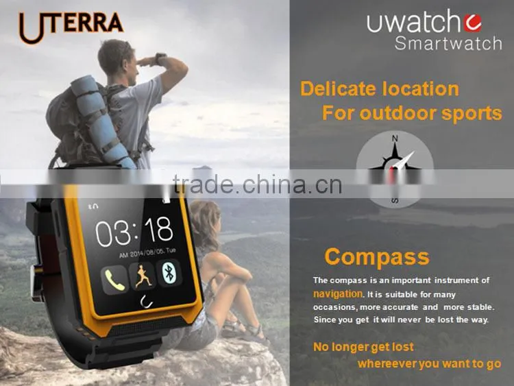 2015 New iOS Android Wrist watch with waterproof dustproof and shockproof function