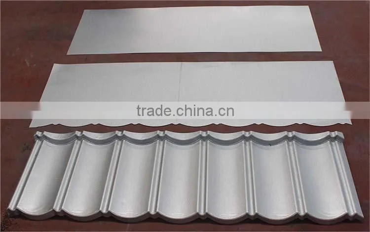 High quality aluminum zinc plate colorful stone coated metal roof tile machine, buying building materials china