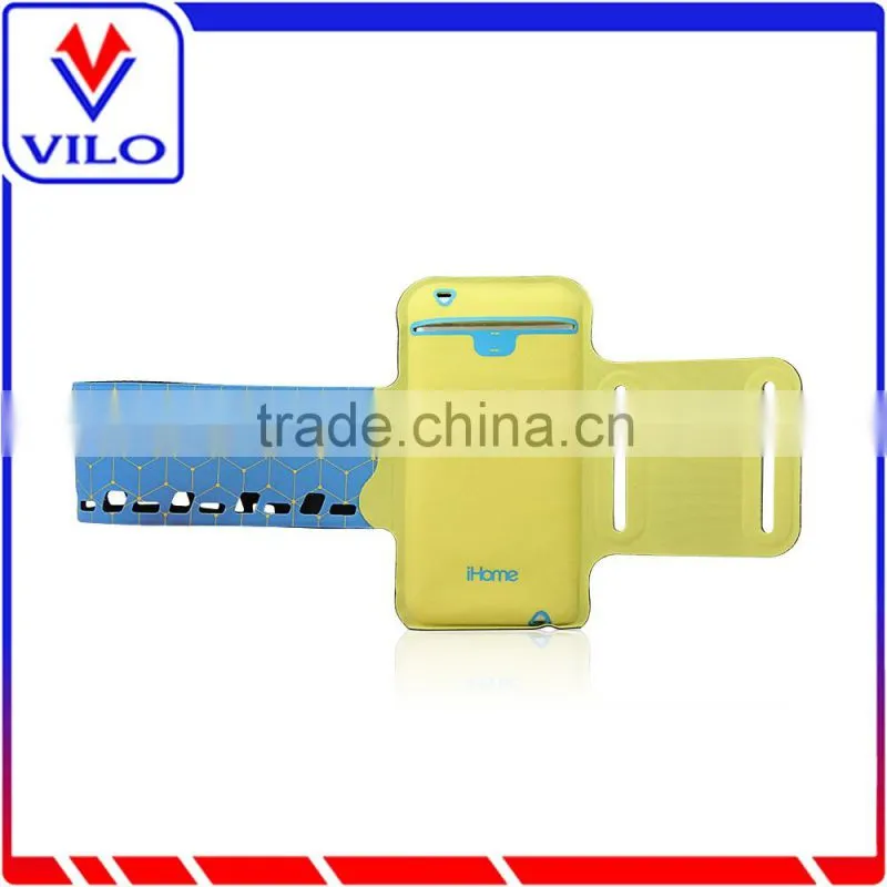 Breath free lycra armband for iphone 6 with card holder