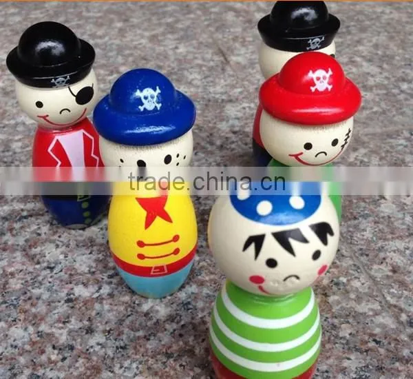 Wooden Pirate Skittles