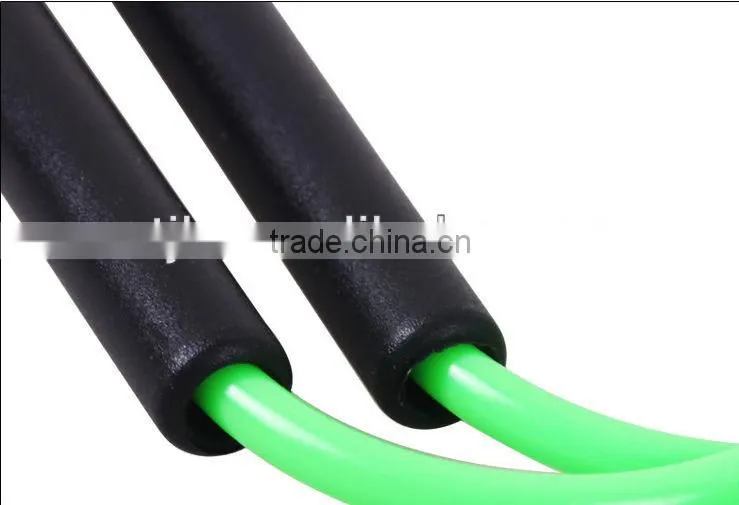 Hot sale PVC rope skipping crossfit jump rope with sponge handle jump rope