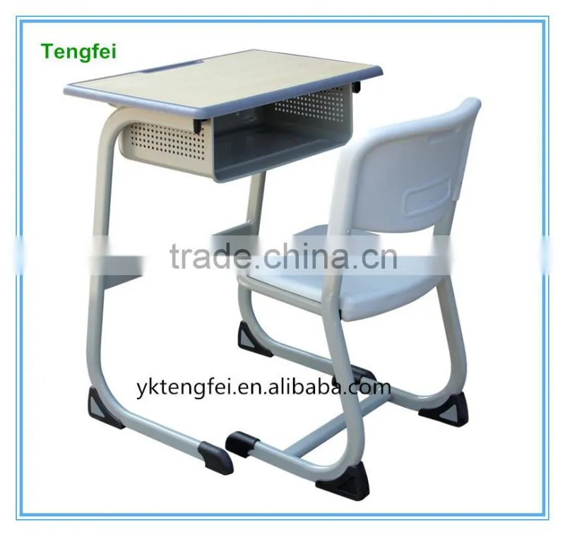 Plastic Classroom desk and chair sets for one Students for primary/elementary school