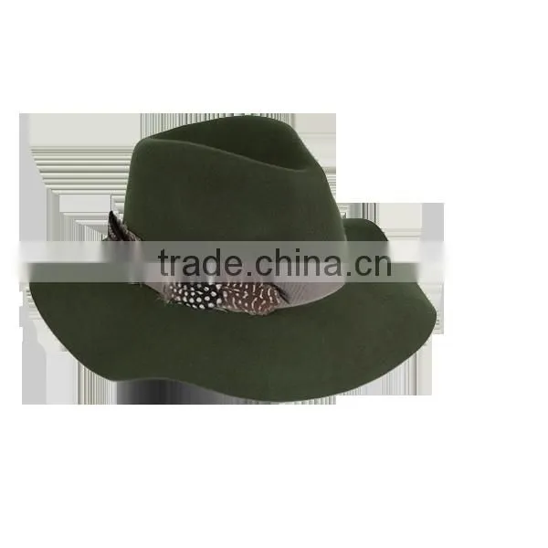 2016 New Style Wool Felt Fedora Hat For Ladies