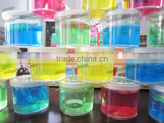 LOW PRICE novelty magic crystal putty slime crystal gift crystal toy barrel slime magic putty toys green slime