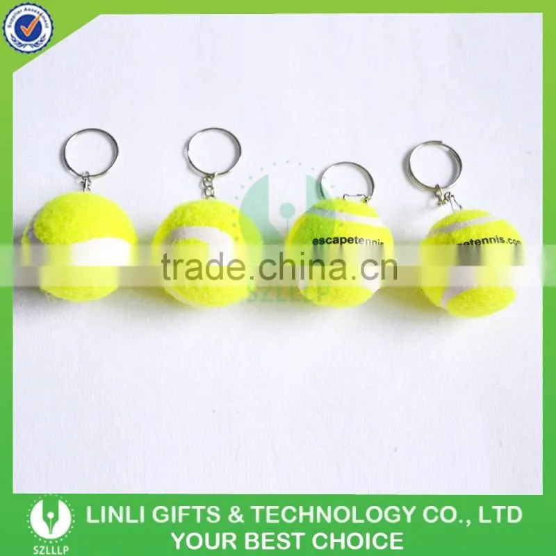 Giveaways Fuzzy Tennis Ball Key Chain