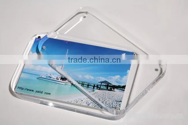 hot selling acrylic leather photo frame