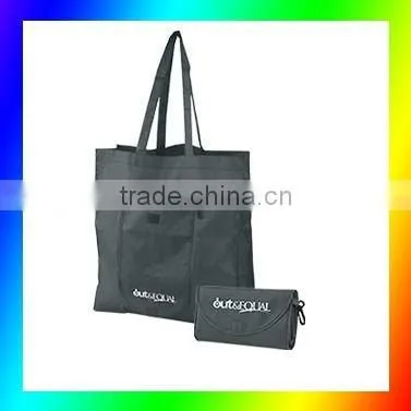 Nylon fabric folding shopping bag-HYGWD008