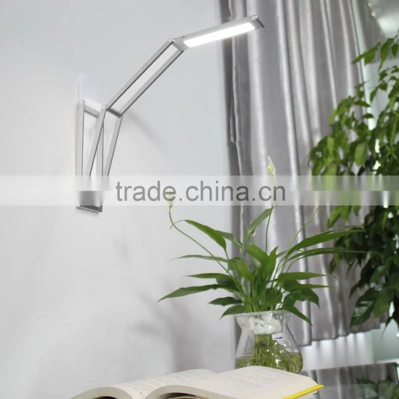 Eye Protection Aluminuim Alloy Flexible Portable 360Degree LED Desk Lamp with USB Charger