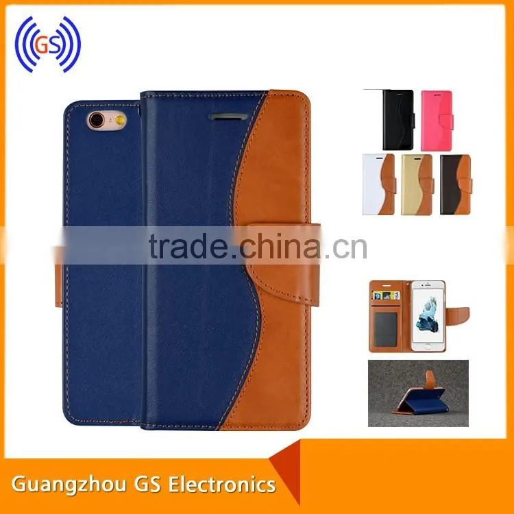 Flip Leather Case for Samsung Galaxy S7 Edge, Wholesale Wallet Leather Cover Case for Galaxy S7 Edge G935
