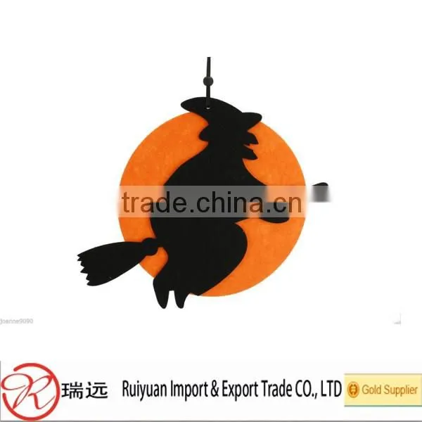 2016 Hot products Horrible Witch Felt Halloween Hanging