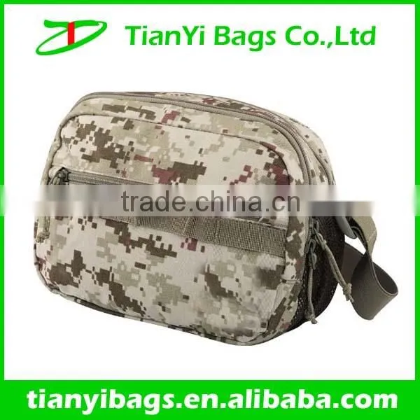 Travelling camouflage nylon men waist bag