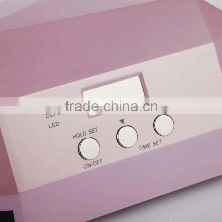 Salon dedicated 2015 diamond style D36 No pain CCFLcoil + LED 36Wnail lamp NAIL DRYER