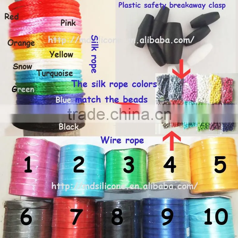 Popular Food Grade BPA Free Silicone Soft Bead Landing Wholesale for Baby Teething