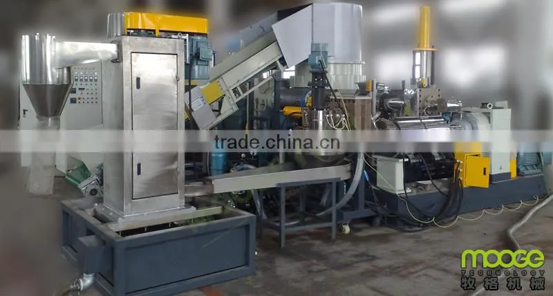 Two-Stage Water Ring Cutting Plastic Pelletizer