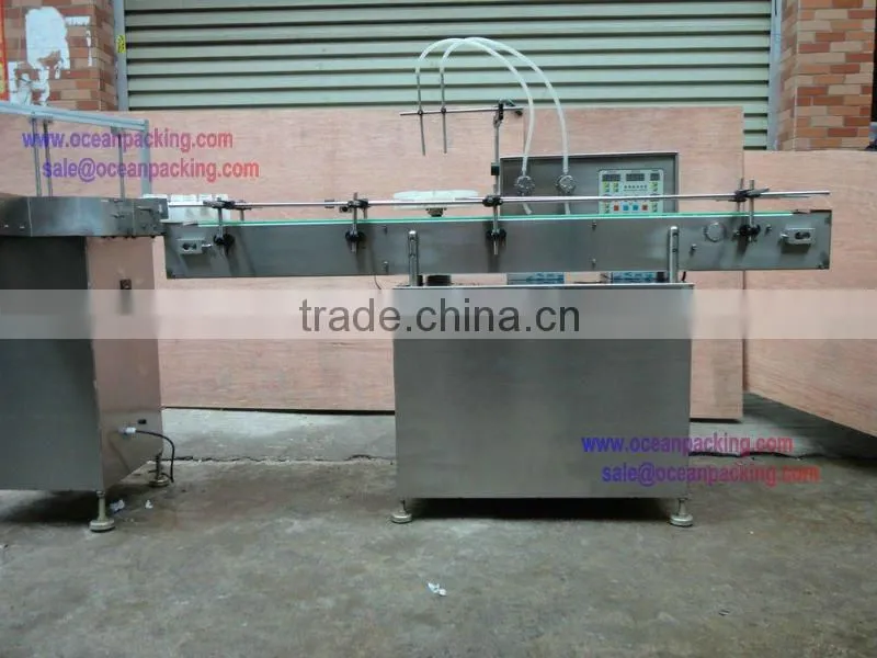 automatic filling line with rotate table for small business