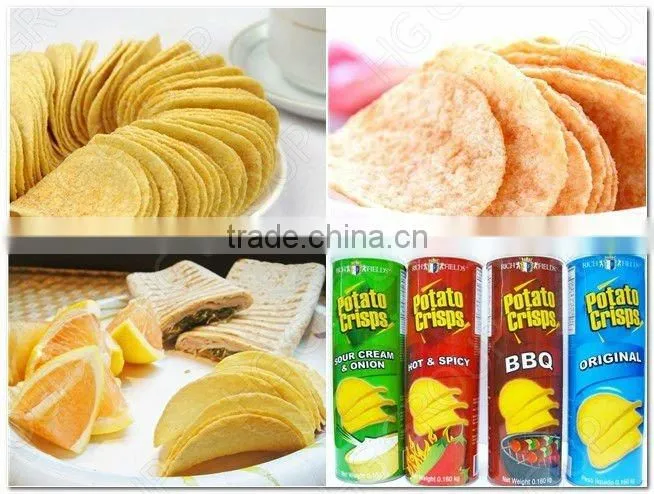 stackable potato chips processing line