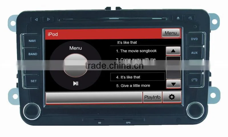 For Volkswagen touran car radio navigation system with CE and ROHS certificates