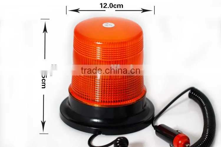 Auto Led Flashing Warning Light Amber Emergency Lights 12V 30W for All Cars
