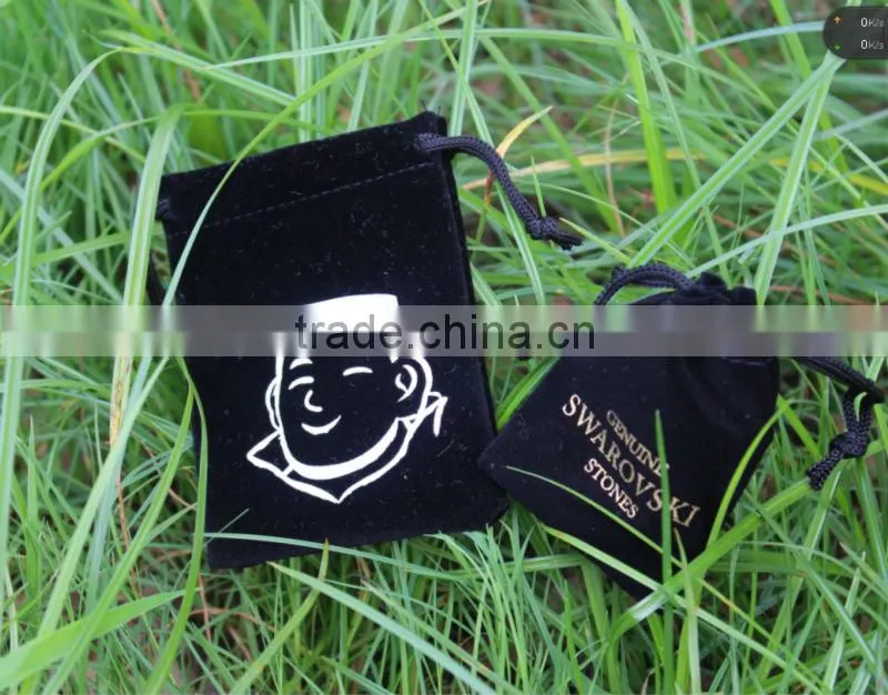 2014 new desgin velvet pouch for jewelry
