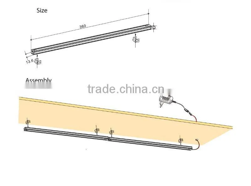 12 volt led under shelf light