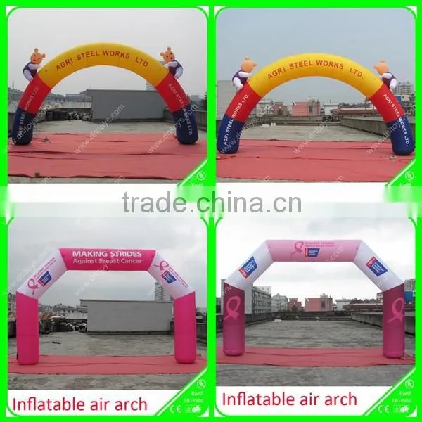 Portable inflatable wedding arch