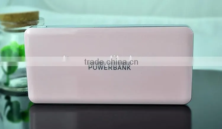 2014 new type 10000mah power bank with 4 beautiful colors popular power bank